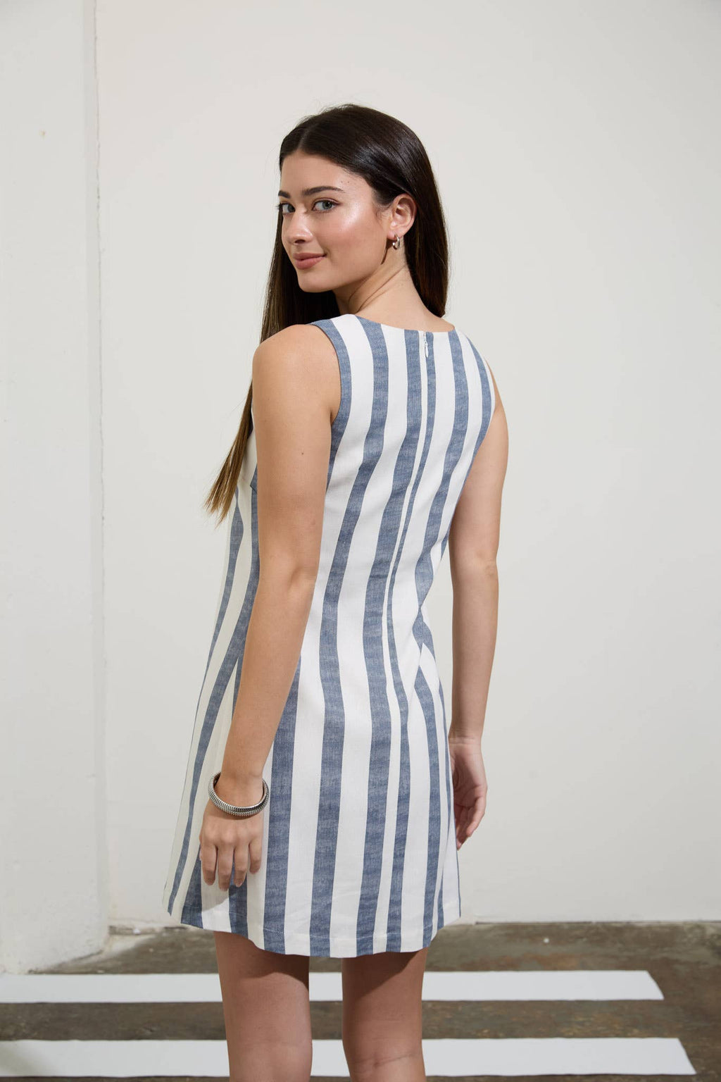 STRIPE MINI DRESS