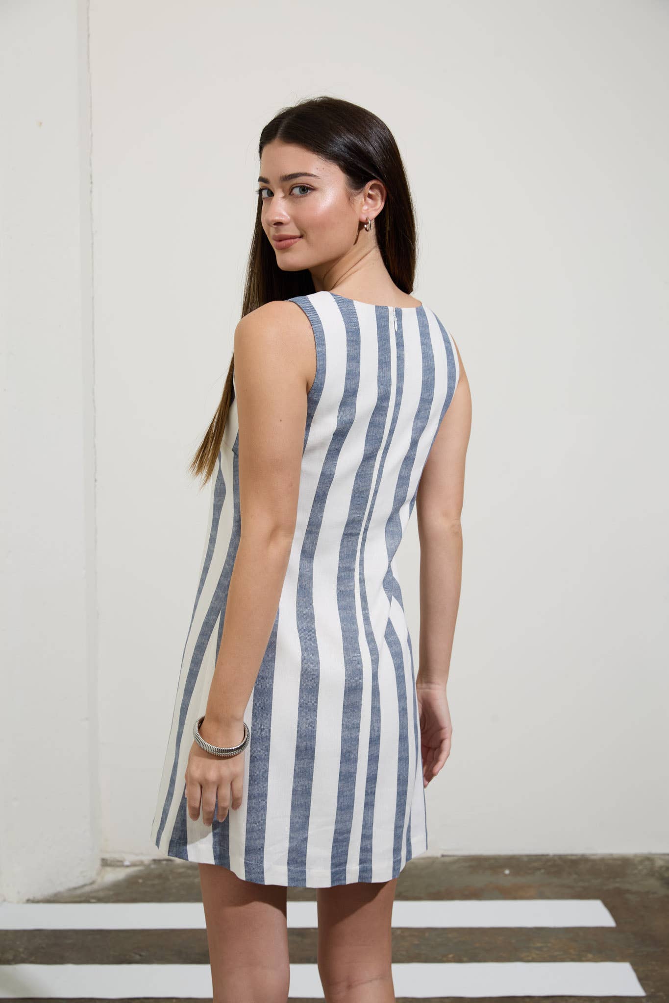 STRIPE MINI DRESS