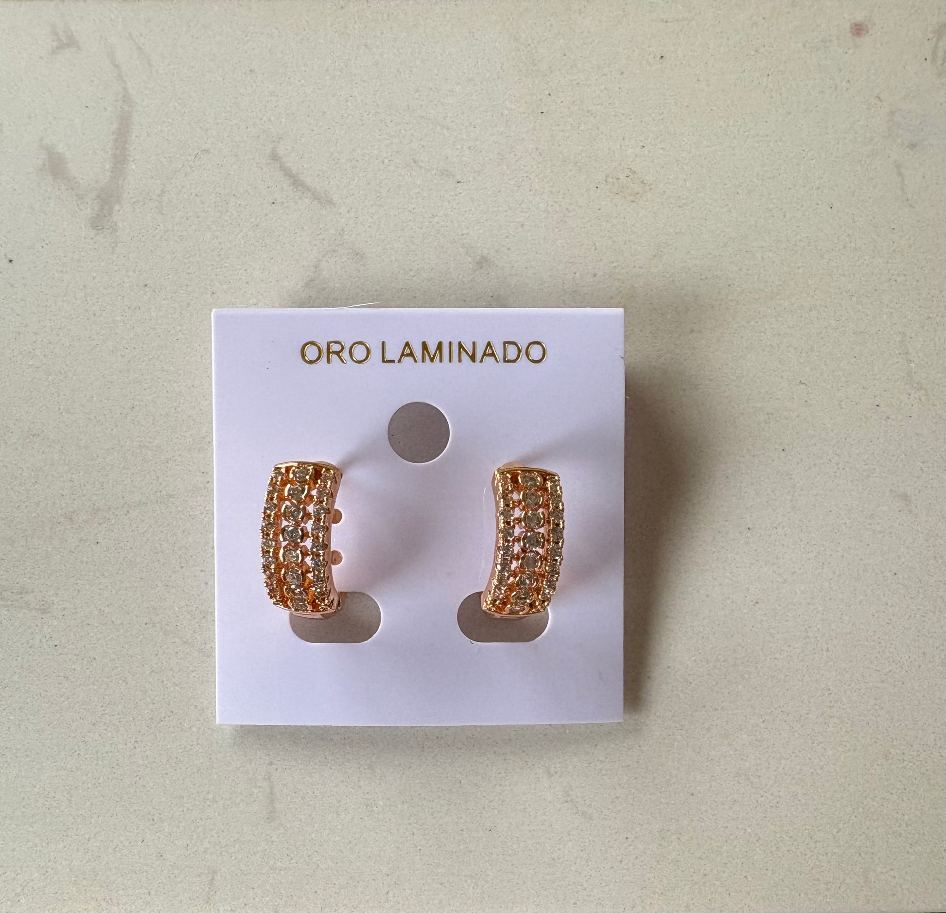 Rose Gold Huggie Hoops